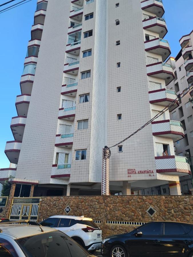 Apto A 50M Da Praia, Com Ar Condicionado, Wifi , Portaria 24H Praia Grande  Kültér fotó