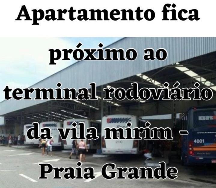 Apto A 50M Da Praia, Com Ar Condicionado, Wifi , Portaria 24H Praia Grande  Kültér fotó