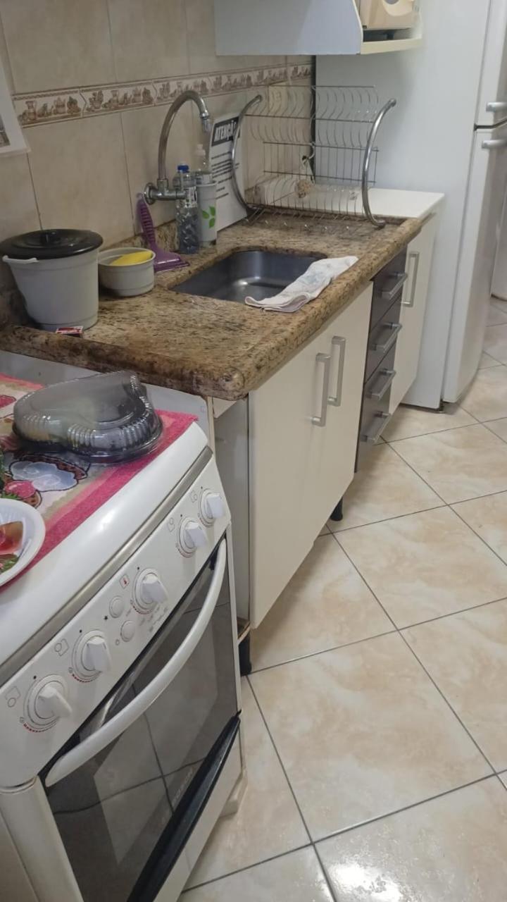 Apto A 50M Da Praia, Com Ar Condicionado, Wifi , Portaria 24H Praia Grande  Kültér fotó