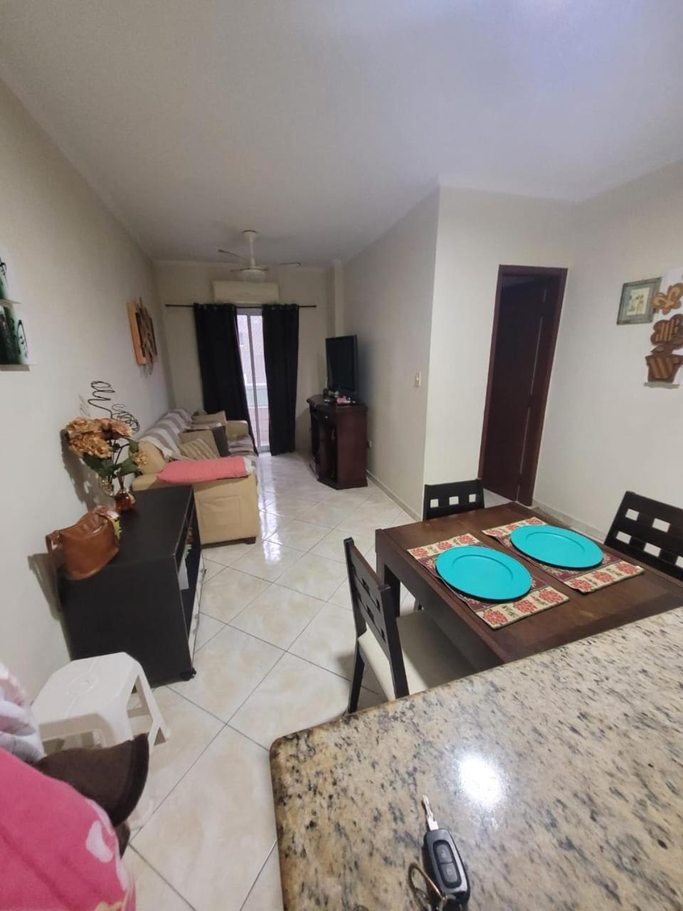 Apto A 50M Da Praia, Com Ar Condicionado, Wifi , Portaria 24H Praia Grande  Kültér fotó
