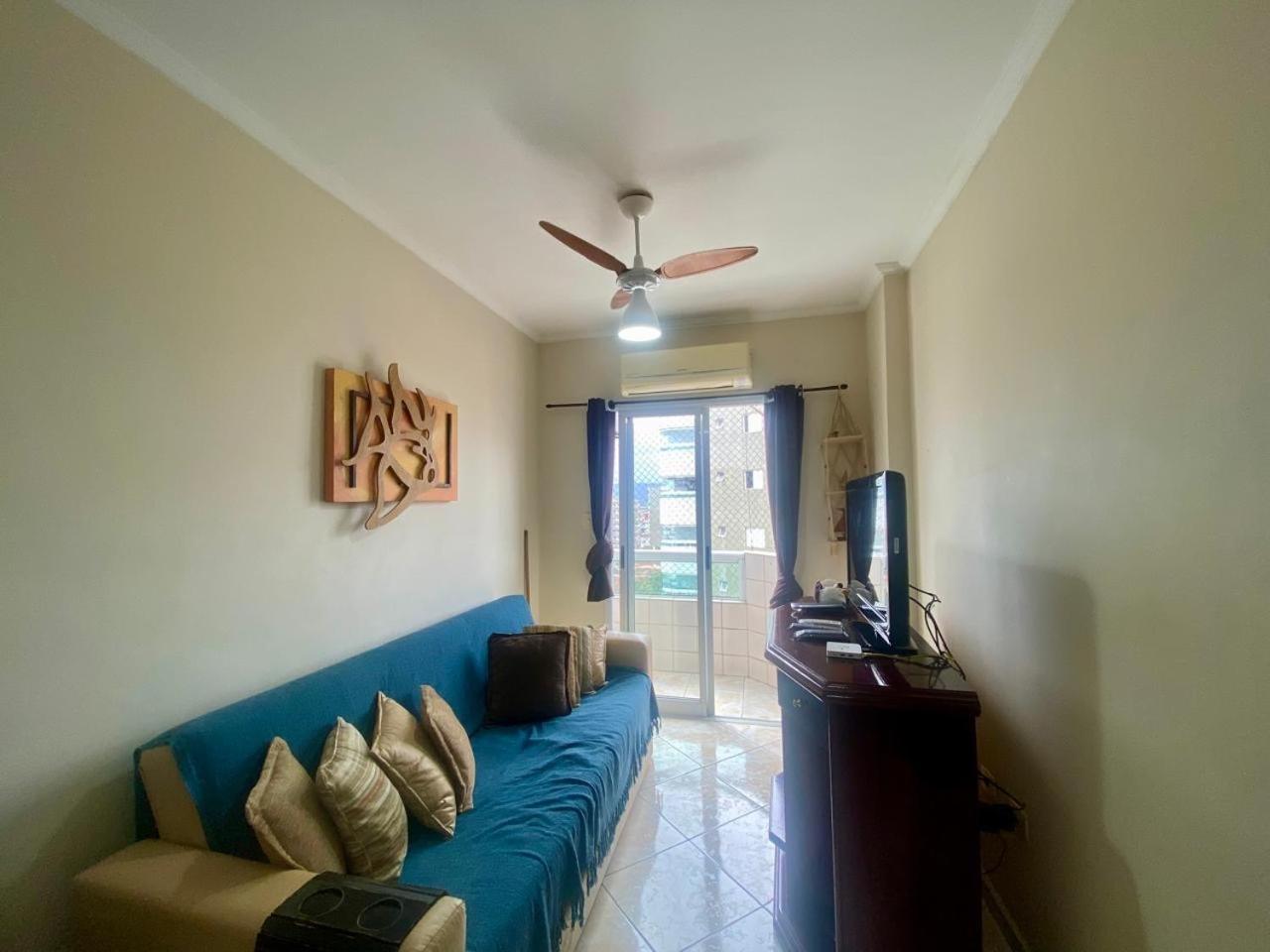 Apto A 50M Da Praia, Com Ar Condicionado, Wifi , Portaria 24H Praia Grande  Kültér fotó