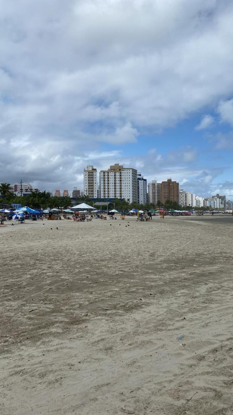 Apto A 50M Da Praia, Com Ar Condicionado, Wifi , Portaria 24H Praia Grande  Kültér fotó