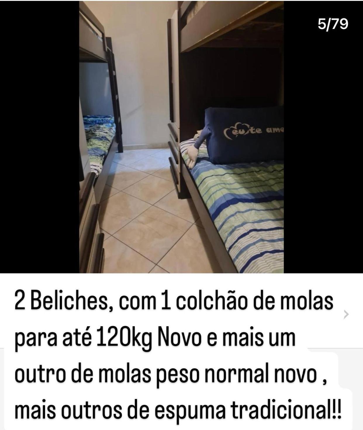 Apto A 50M Da Praia, Com Ar Condicionado, Wifi , Portaria 24H Praia Grande  Kültér fotó