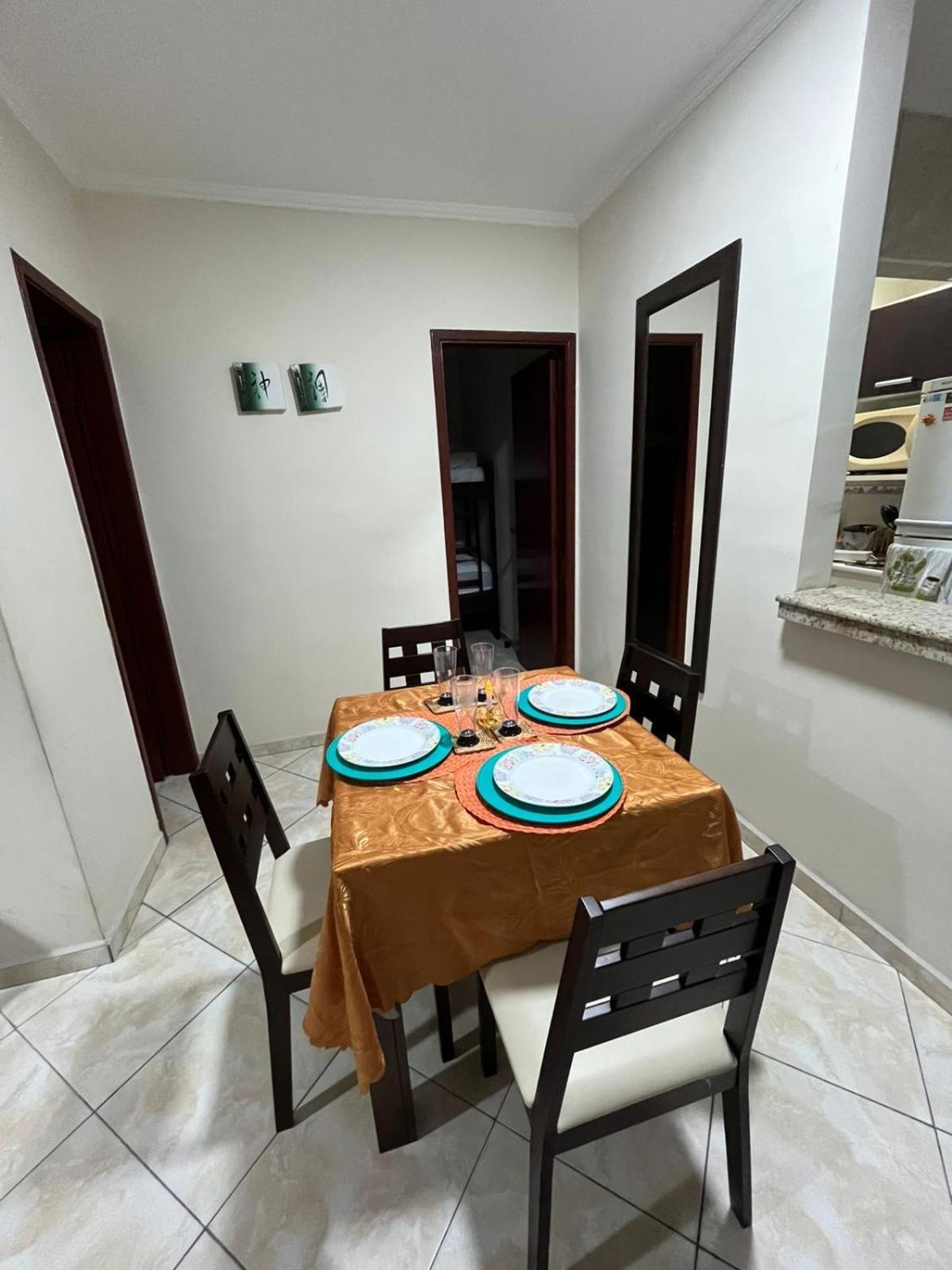 Apto A 50M Da Praia, Com Ar Condicionado, Wifi , Portaria 24H Praia Grande  Kültér fotó